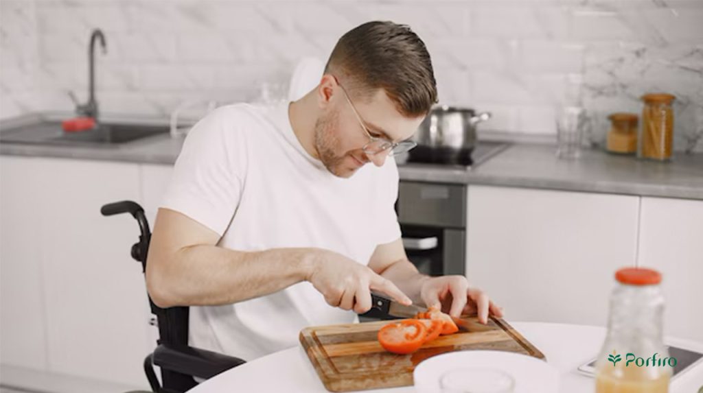 تغذیه برای افراد با محدودیت فیزیکی