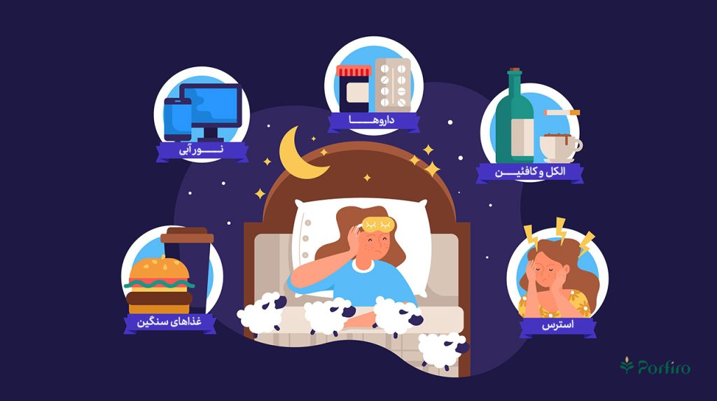 نکات مضر برای سلامت خواب