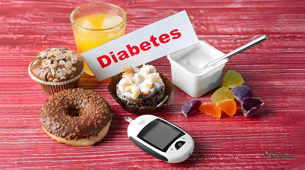 Carbohydrate-containing foods and blood sugar meters
