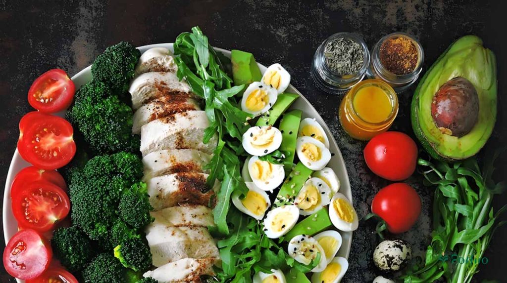 Mediterranean diet-style meal