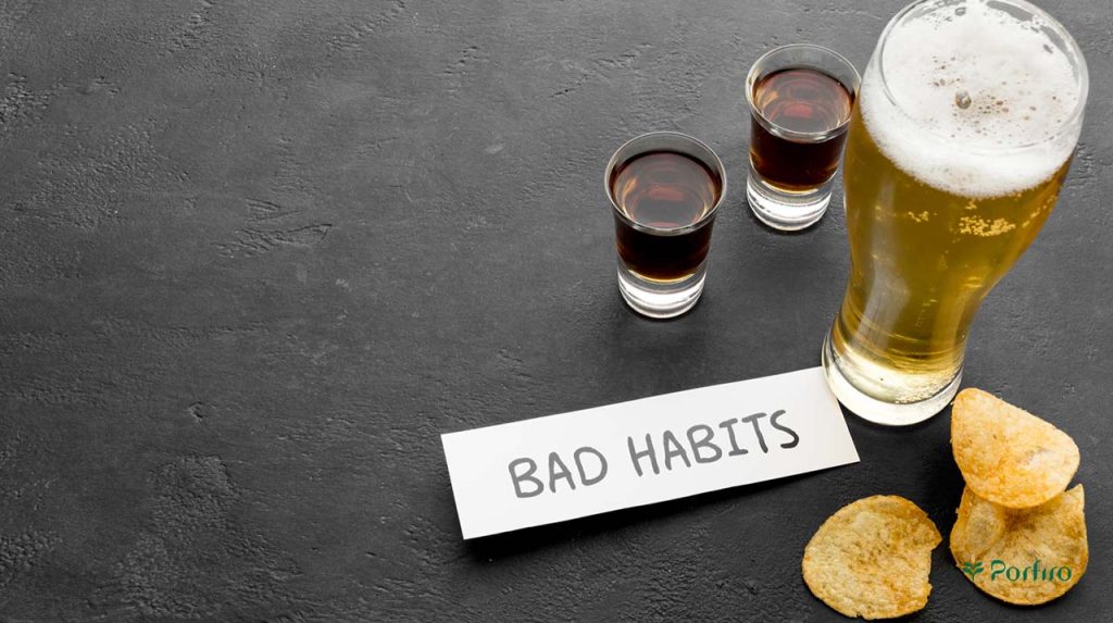 Drinks and chips that are harmful to fatty liver