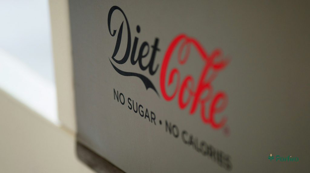 A brand's trademark on a food product