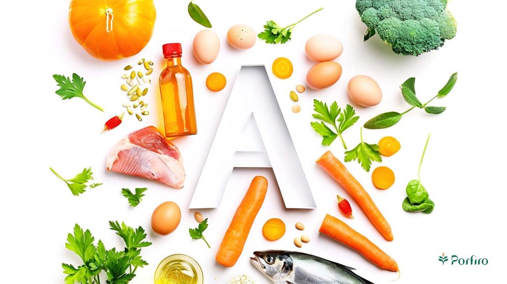 Food sources containing vitamin A