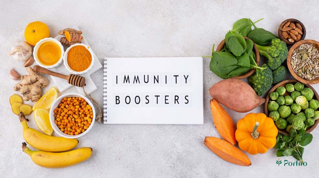 Types of foods suitable for boosting the immune system