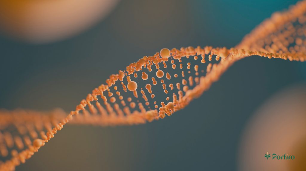 Space image of DNA strand for the article Phenyl Ketonuria on Porfiro's blog